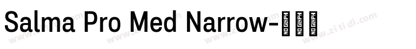 Salma Pro Med Narrow字体转换 Salma Pro Med Narrow字体转换